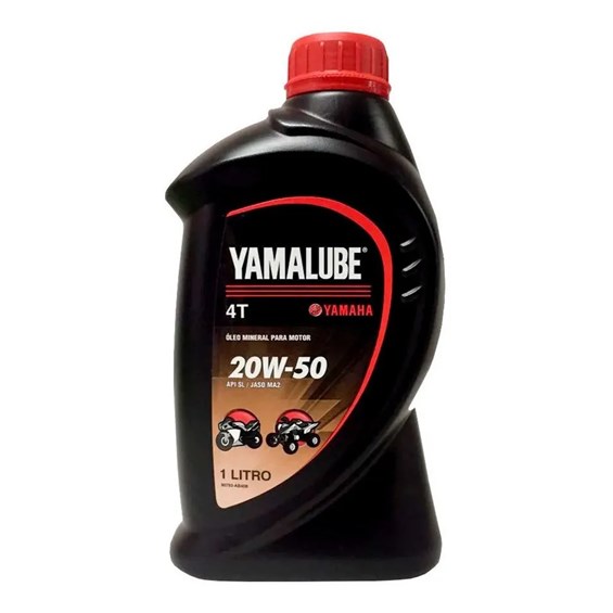 Oleo Yamalube 4T 20W50 1 Litro Mineral Produto Exclusivo para as Nossas Lojas Físicas, Verifique Disponibilidade!