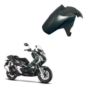 PARALAMA DIANTEIRO ADV 150 224 VERDE HUNTER FOSCO PEROLIZADO (PLASMOTO)