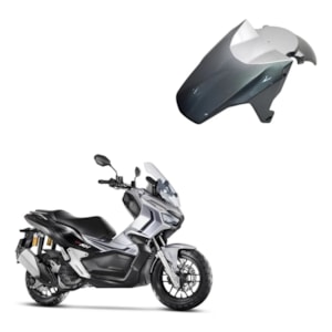 PARALAMA DIANTEIRO ADV 150 23 PRATA IRON NAIL METALICO (PLASMOTO)