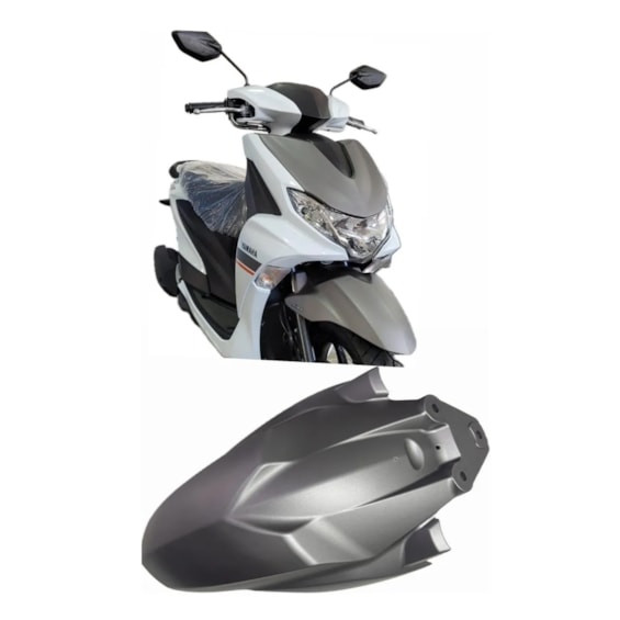 PARALAMA DIANTEIRO FLUO 125 24 CINZA METALICO (PLASMOTO) PARALAMA DIANTEIRO FLUO 125 24 CINZA METALICO (PLASMOTO)