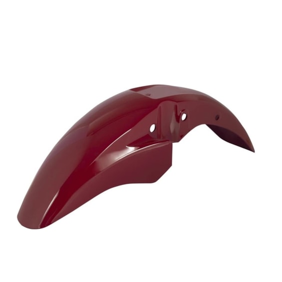 PARALAMA DIANTEIRO TITAN 150 09-10 / FAN 150 10 VERMELHO GUARAU (PLASMOTO)