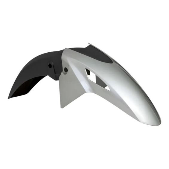 PARALAMA DIANTEIRO TITAN 160 25- CINZA TORNADO METALICO (PLASMOTO)