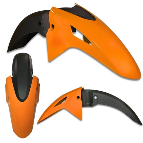 PARALAMA DIANTEIRO TITAN 160 25- LARANJA BEDUIN (PLASMOTO)