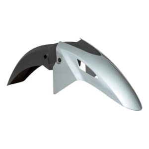 PARALAMA DIANTEIRO TITAN 160 25- PRATA BIUNA METALICO (PLASMOTO)