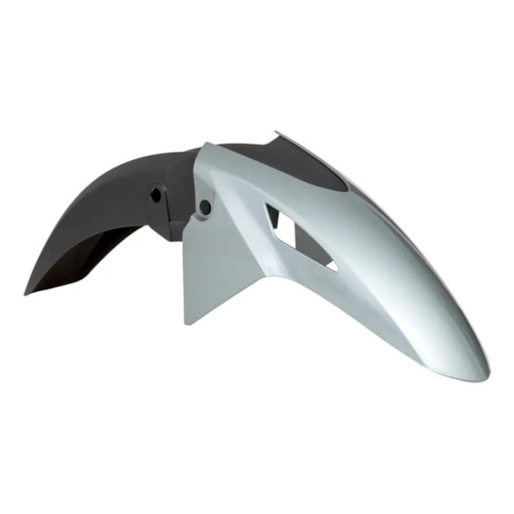 PARALAMA DIANTEIRO TITAN 160 25- PRATA BIUNA METALICO (PLASMOTO)