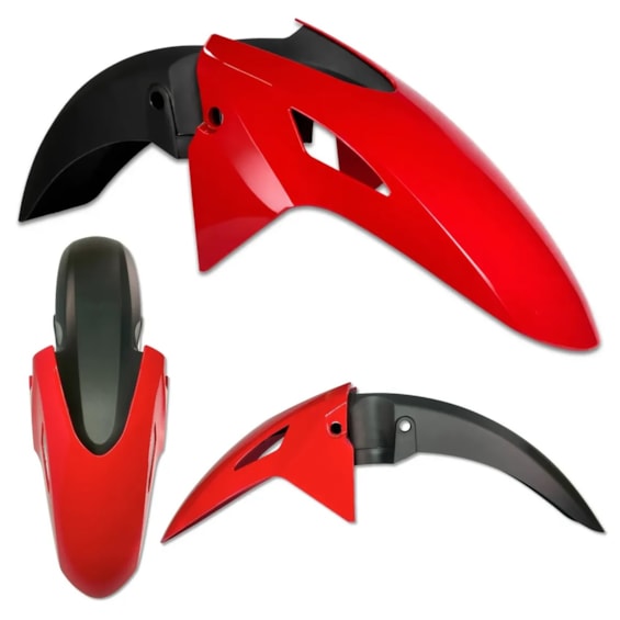 PARALAMA DIANTEIRO TITAN 160 25- VERMELHO MARRAKESCH (PLASMOTO)