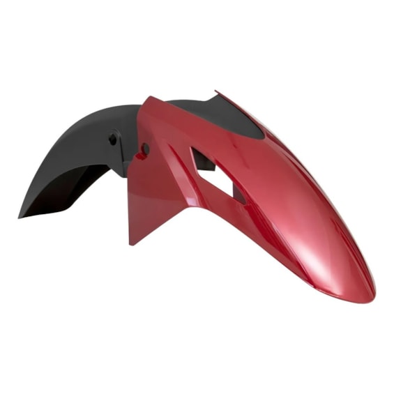 PARALAMA DIANTEIRO TITAN 160 25- VERMELHO REALEZA PEROLIZADO