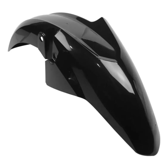 PARALAMA DIANTEIRO TITAN/FAN/START 150/160 14-24 PRETO BRILHO (PLASMOTO)