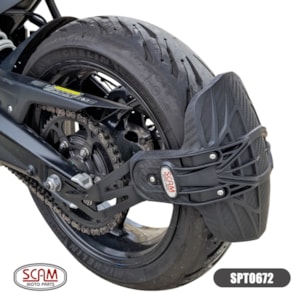 Paralama Traseiro ANTI SPRAY Triumph Tiger 660 SPORT 2022- (SCAM) Preto