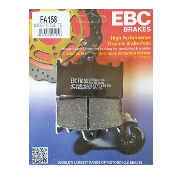 Pastilha Freio Ebc Fa158 - Paulinho Motos
