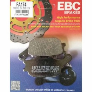 Pastilha Freio EBC FA174 CB 600 Hornet 04/07 S/ABS 08/15 C/ABS(T) CBR1000 RR 04/05 (T) VERSYS100015 