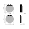 Pastilha Freio Fischer FJ0750 CB550 Four / CB750 / CB350 / 360 / 400 / 500 Dianteira