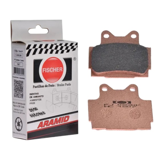PASTILHA FREIO FISCHER FJ0830C RD 350 1987- (D / T)