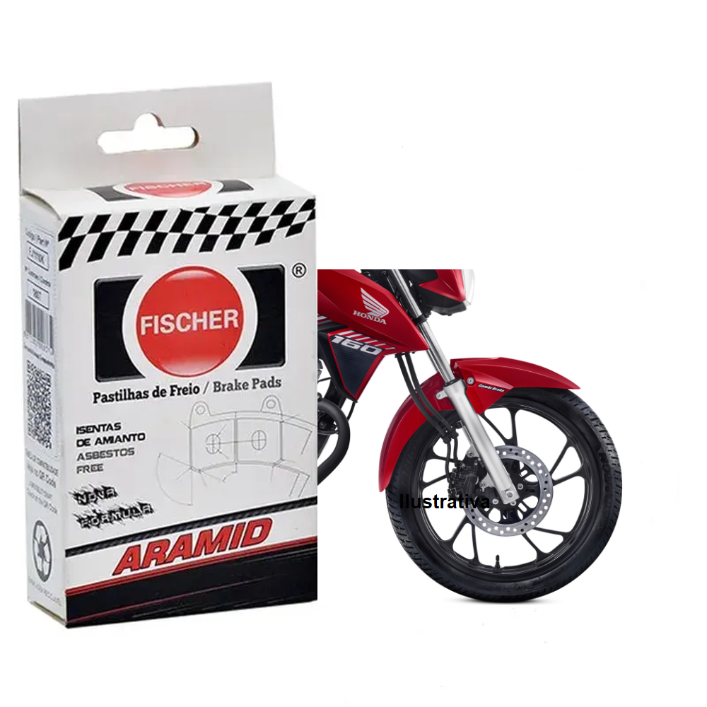 Pastilha Freio Fischer FJ2660K XTZ 150 Crosser (D) / Tenere 250