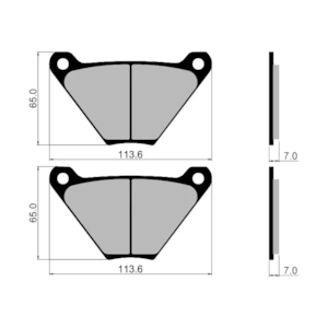 Pastilha Freio Fischer FJ0990 Harley Davidson SM