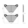 Pastilha Freio Fischer FJ0990 Harley Davidson SM