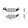 Pastilha Freio Fischer FJ1440M Suzuki GS500E D 04 E/D / GVX1100G/VZ800 Marauder / Boulevard 800 2005