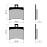 Pastilha Freio Fischer FJ1900 Aprilia 125/150 Scarab Traseira