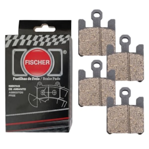 Pastilha Freio Fischer FJ2070 Kawasaki ZX6RR/1000/1200 Diant 2003 ED Dianteira
