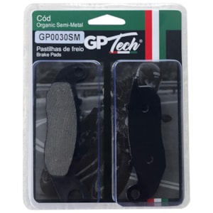 Pastilha Freio GP TECH 0030SM (D) Titan 150 2009-13 / Fazer 250 2016- 