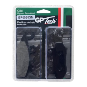 Pastilha Freio GP TECH 0060SM (D) XTZ 125 / Lander 250 / Tenere 250 / YES 125 / Kansas 150 