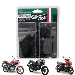 Pastilha Freio GP TECH 0070SM (D) Fazer 150 2016 / Factor 150 2016 / Neo 125 