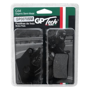 Pastilha Freio GP TECH 0070SM (D) Fazer 150 2016 / Factor 150 2016 / Neo 125 