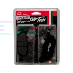 Pastilha Freio GP TECH 0080KC (D) Factor 125 / CRYPTON 115 / Fazer 150 / (T) NMAX 160