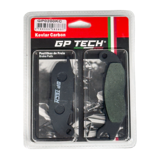 PASTILHA FREIO GP TECH 0200KC (D) XTZ 150 CROSSER / TENERE 250 2016- / PCX 150 ABS 2019- / PCX 160