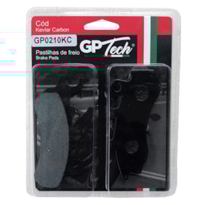 Pastilha Freio GP TECH 0210KC (D) BROS 160 ESDD 2018- / BIZ 125 2018- / PCX 150 CBS 2019- 