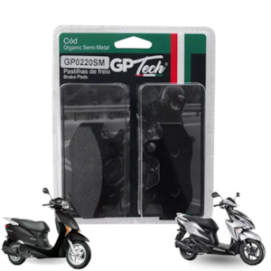 Pastilha Freio GP TECH 0220SM (D) Lead 110 / Elite 125 / XLX 350R / XL / XR 600R / CR 500 