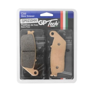 Pastilha Freio GP TECH 0230HH (D) CB 250F Twister 2015- / SH 150 / KYMCO Downtown 300 / CB 600F Horn
