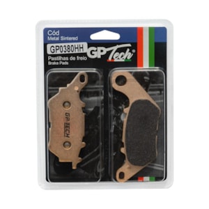 Pastilha Freio GP TECH 0380HH (T) YZF R3 / MT 03 2015- / XMAX 250 2019-