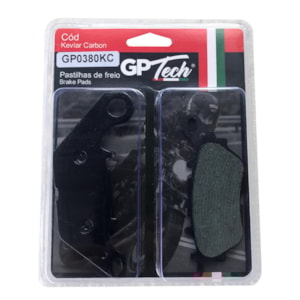 Pastilha Freio GP TECH 0380KC (D) Factor 125 (exclusiva P/ Factor 125) 