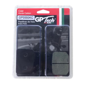 Pastilha Freio GP TECH 0550KC (D) CB400 I / CB 400 II / CB450 TR / DX - 83 / CBR 450SR 