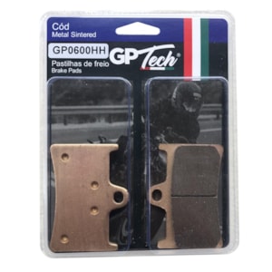Pastilha Freio GP TECH 0600HH (D) Fazer 600 98-03 / TDM 900 / XJR 1300 / YZF 600 R6 