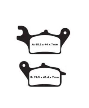 PASTILHA FREIO GP TECH 1120SM (D) BIZ 125 2025- ELITE 125 2025