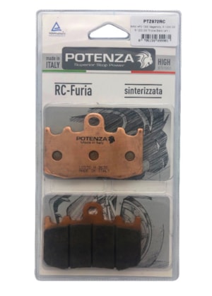 Pastilha Freio Potenza 972RC BMW R 1150GS 2001-04 (D) / R 1200GS 2004-15 (D) / K 1200S 2005-08 / K 1