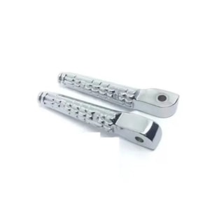 PEDALEIRA TRAS FAZER 250 DIREITO ( ALUMINIO POLIDA )