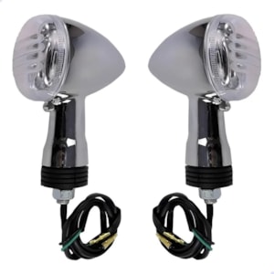PISCA DESIGN INTRUDER 125 CROMADO D/E CRISTAL C/ LAMPADA (GVS)