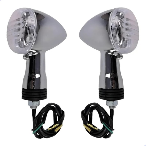 PISCA DESIGN INTRUDER 125 CROMADO DIANT D/E CRISTAL C/ LAMPADA