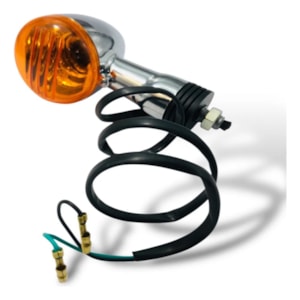 PISCA INTRUDER 125 CROMADO LARANJA C/ LAMPADA  (GVS)