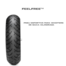 Pneu Metzeler Feelfree 160-60-14 R 65H TL Suzuki Burgman 650 Traseiro