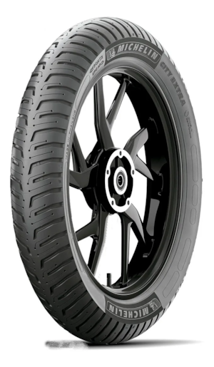 Pneu Michelin CITY EXTRA ( 80-100-18 = ( 2.75-18 47S TL ) Dianteiro CG Titan 125 / YBR 125 / Hunter 