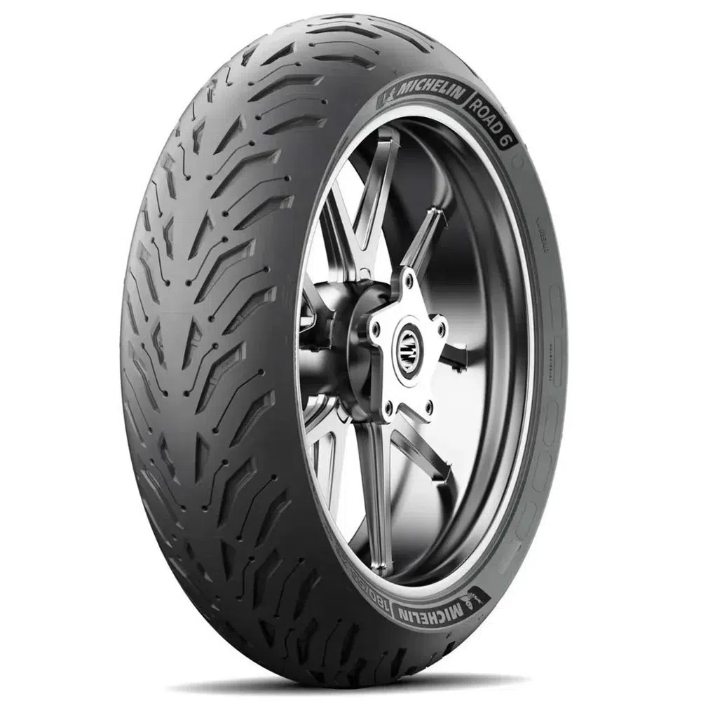 PNEU MICHELIN ROAD 6 190-55-17 ZR 75W TL TRASEIRO - Paulinho Motos