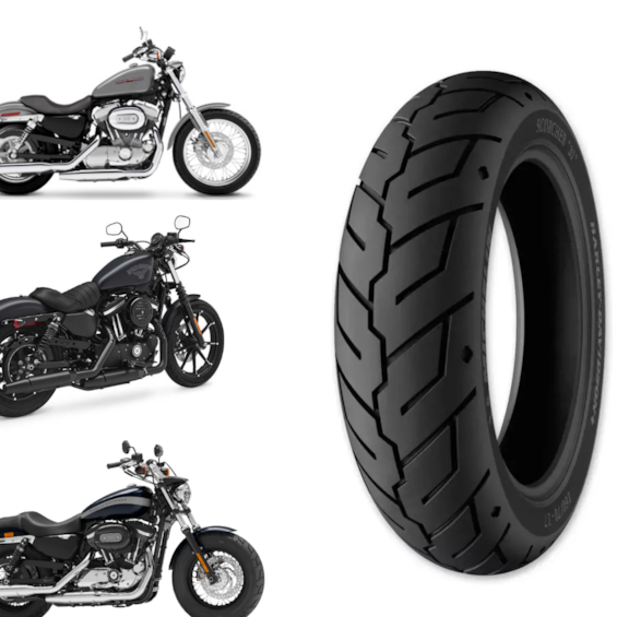 Pneu Michelin Scorcher 31 150-80-16 B 77H TL/TT Traseiro Harley ...