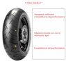 Pneu Pirelli Diablo Scooter 140-70-13 61P TL NMAX160 Traseiro