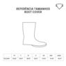 POLAINA CHUVA HLX BOOT COVER SOLADO ABERTO  PRETA