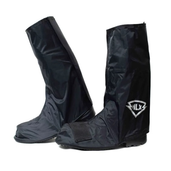 POLAINA CHUVA HLX BOOT COVER SOLADO ABERTO  PRETA