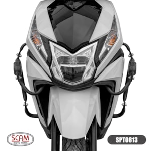 PROTETOR CARENAGEM SCAM HONDA ELITE 125 2025- PRETO